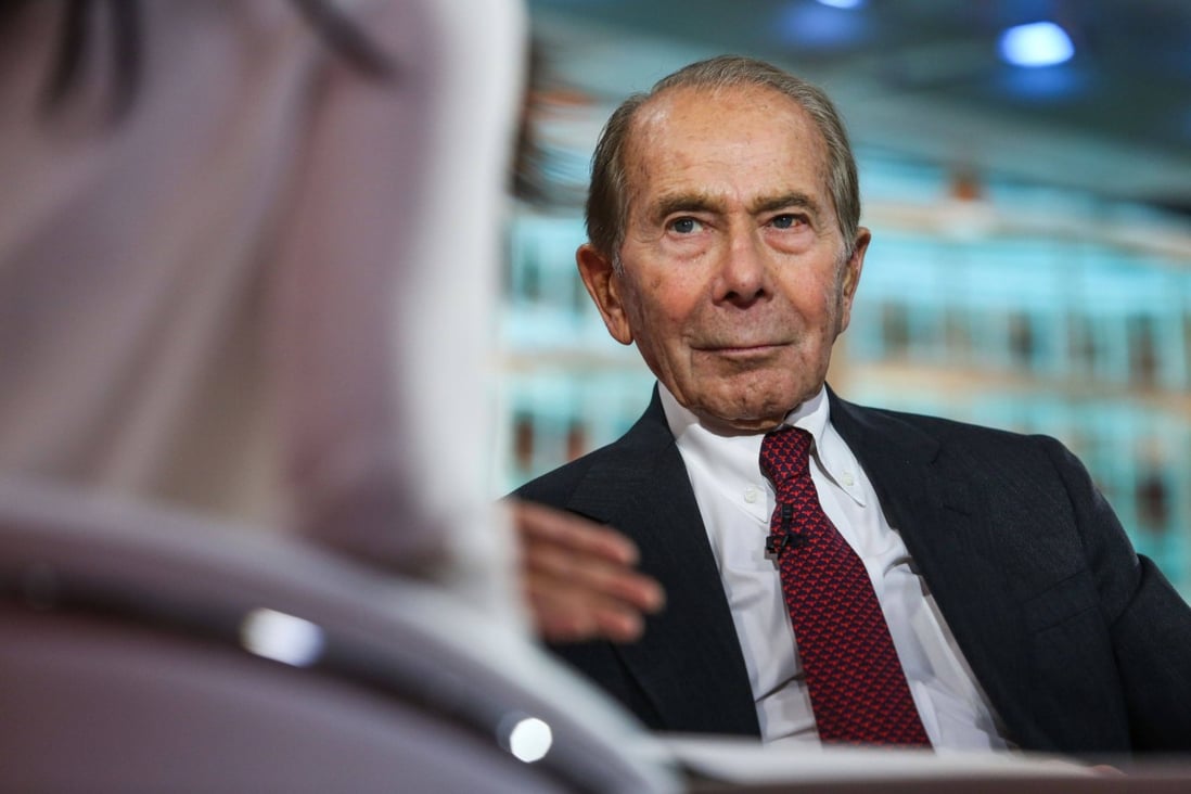Maurice Greenberg, former chairman and CEO of  American International Group. Photo: Bloomberg