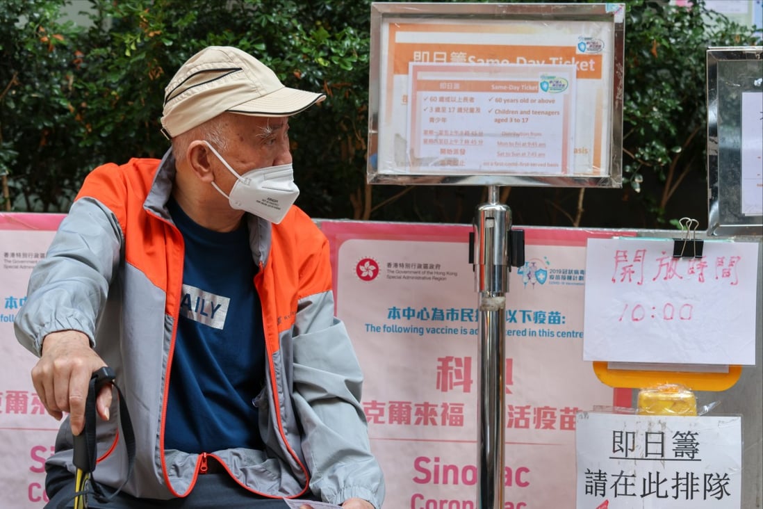 Authorities have called on older residents to take care of their health as Hong Kong heads into colder weather. Photo: Dickson Lee