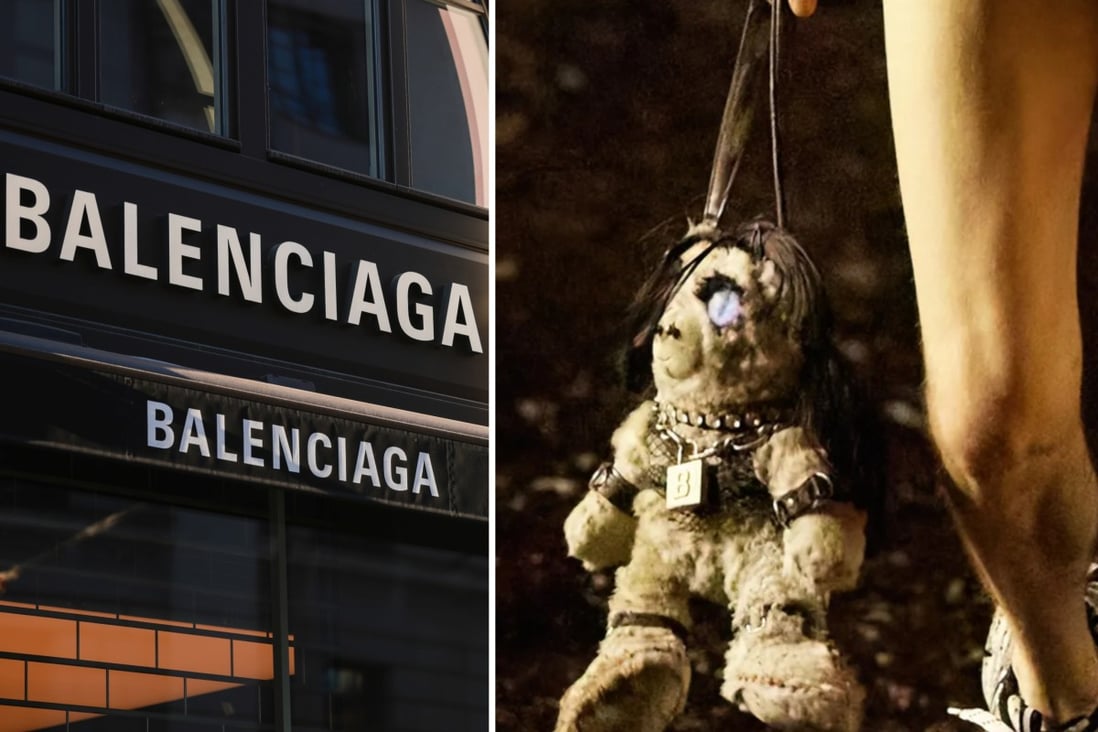 Balenciaga is in hot water for its controversial holiday campaign featuring inappropriately dressed teddy bears. Photos: Balenciaga, Getty Images