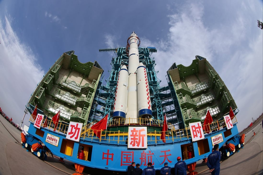 Shenzhou 15 will lift off on Tuesday. Photo: 
Xinhua
