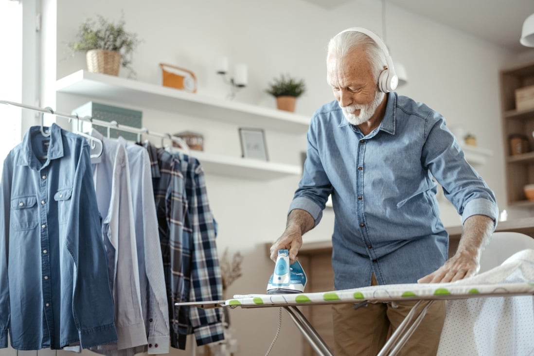 No one loves ironing, but if you do it properly, you can soon get your laundry load smoothed out and folded with minimum effort. Photo: Getty Images