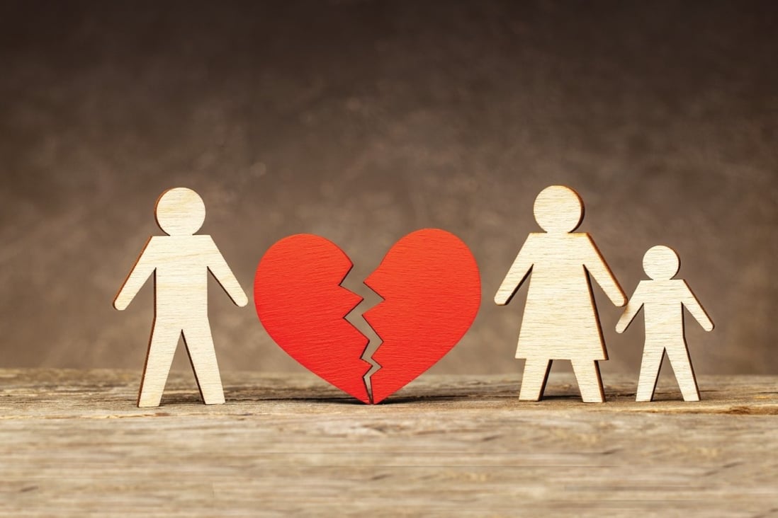The number of divorces in Hong Kong has increased over the past three decades. Photo: Shutterstock