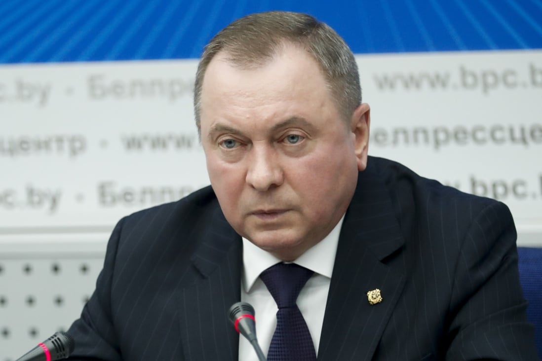 Belarusian Foreign Minister Vladimir Makey, who died at 64. File photo: AP
