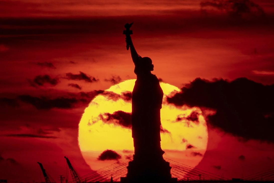 The Statue of Liberty in New York. The United States has problems of political polarisation, institutional dysfunction and threats to civil liberties. Photo: Reuters