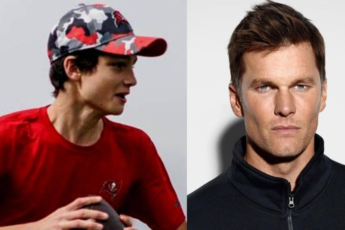Will John “Jack” Edward Moynahan (left) gear up for a sports career just like this dad Tom Brady? Photos: @tombrady/Instagram