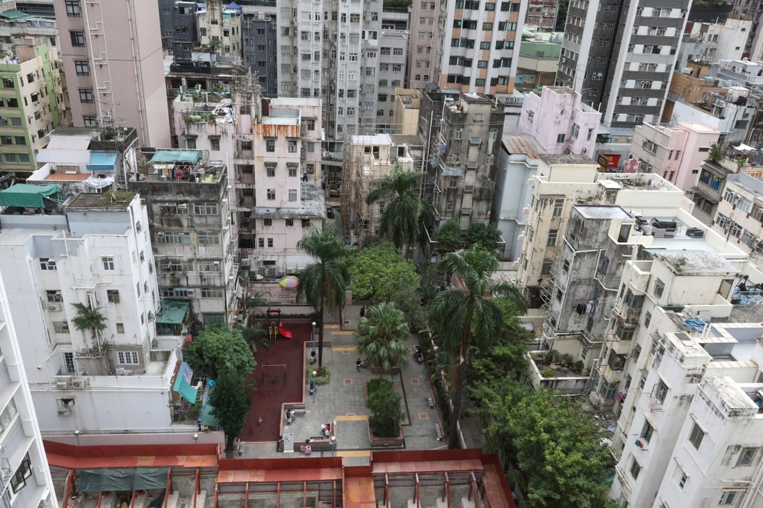 Proyek Otoritas Pembaruan Perkotaan Hong Kong untuk membangun kembali taman tersembunyi dan 9 bangunan rumah petak akan merevitalisasi distrik Sai Ying Pun yang menua