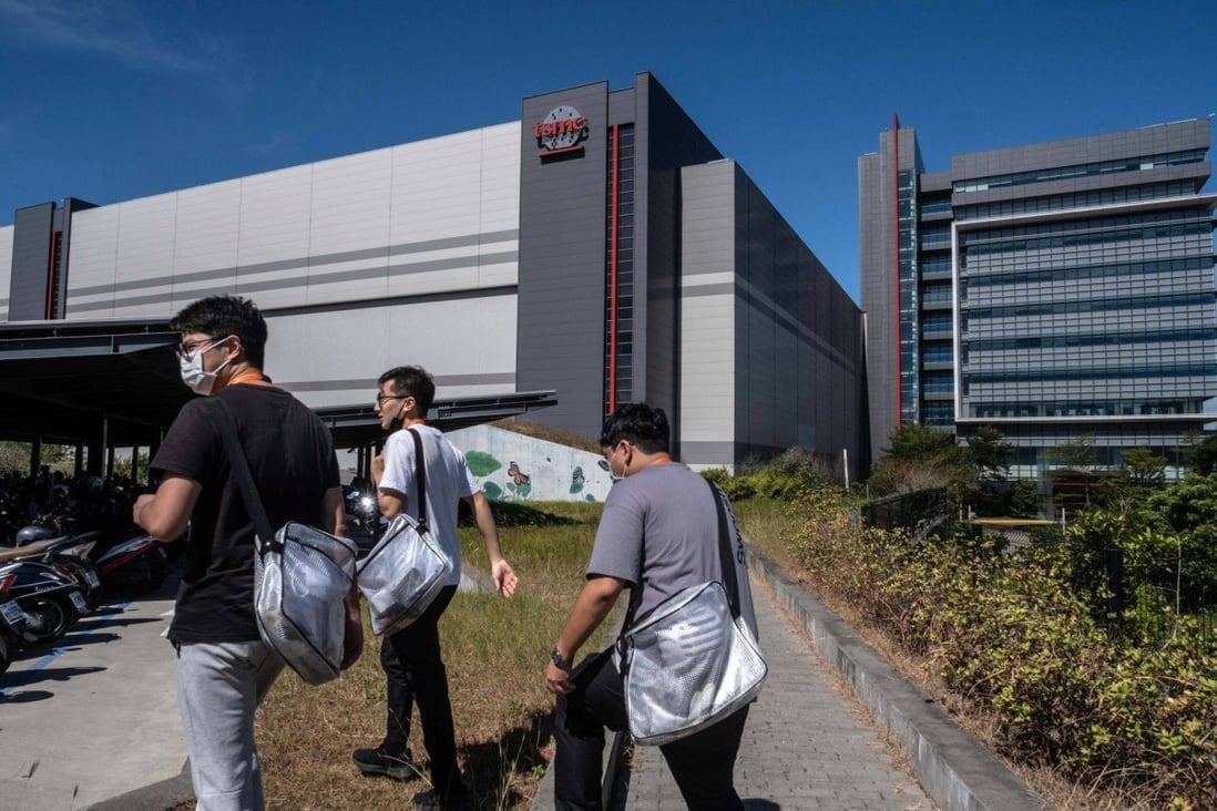 The Taiwan Semiconductor Manufacturing Company (TSMC) has reported “good” progress in its plans to mass-produce more advanced computer chips for products such as laptops and mobile devices. Photo: Bloomberg