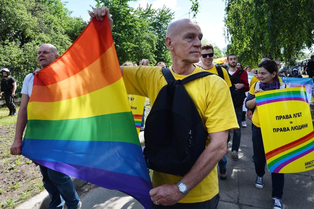 Activists hope a petition for same-sex marriage and a push to join the European Union will bring fresh scrutiny on LGBTQ+ rights in Ukraine. Photo: AFP
