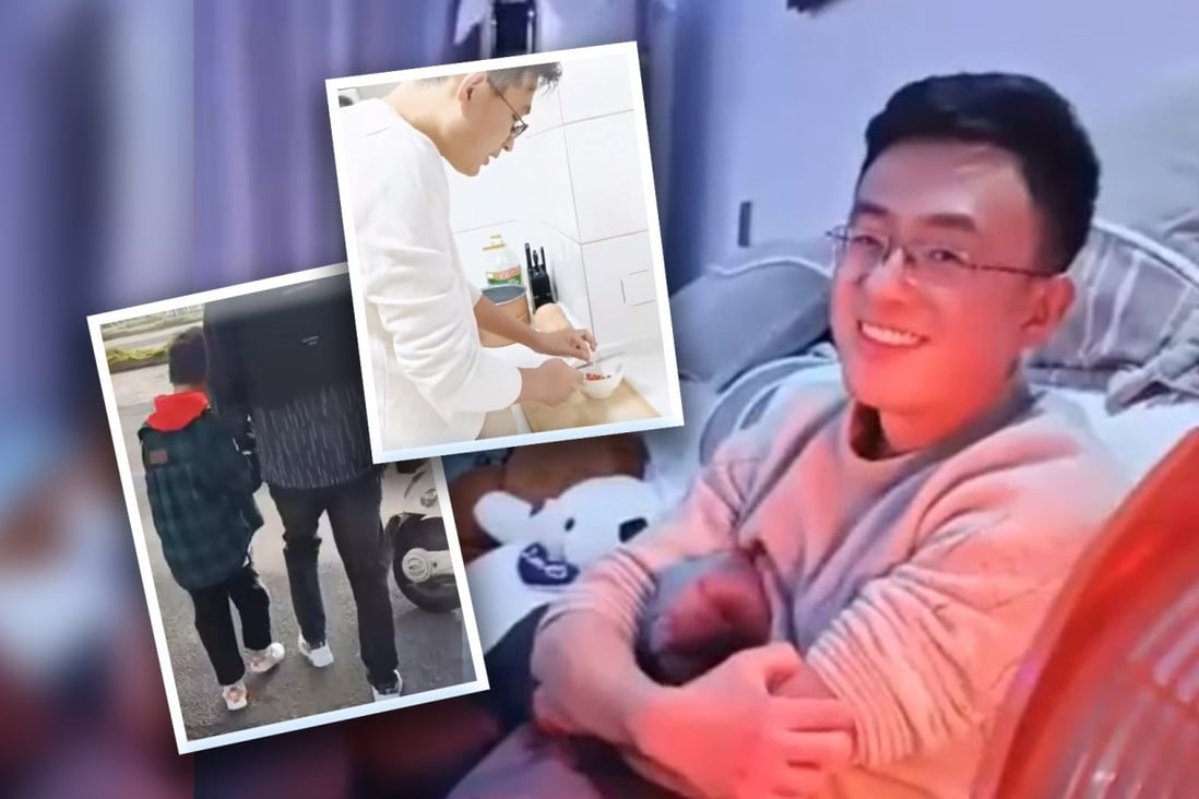 A video of a mother in China telling her son his wife will divorce him if she gets a job trends on social media and starts gender debate. Photo: SCMP composite/Handout