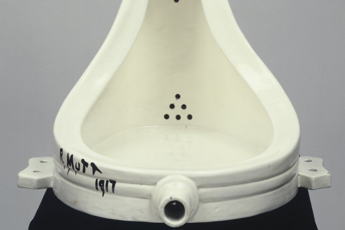 Detail from Marcel Duchamp’s “Fountain”, an upside-down urinal with ‘R. Mutt 1917’ written on it. When Danielle So was asked about it in an interview, it changed the way she looked at ordinary objects and artworks. Photo: SCMP