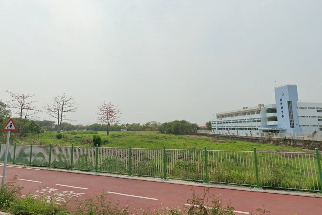 A plot at Yau Pok Road, near Fairview Park in Yuen Long, is one of four picked for the government’s light public housing scheme. Photo: SCMP