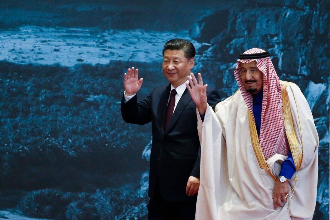 China’s President Xi Jinping and Saudi King Salman bin Abdulaziz, pictured in Beijing in 2017. Photo: AFP