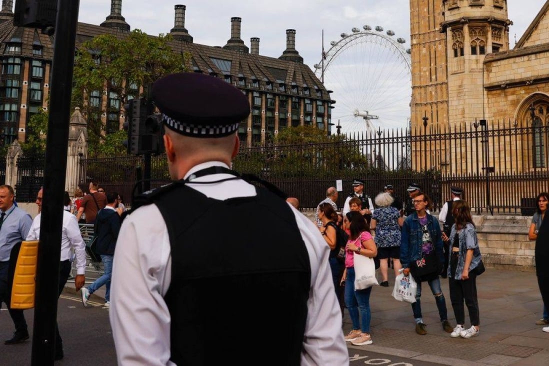 A London Metropolitan Police officer has been charged with two counts of rape and will appear in court on Friday. Photo: Bloomberg