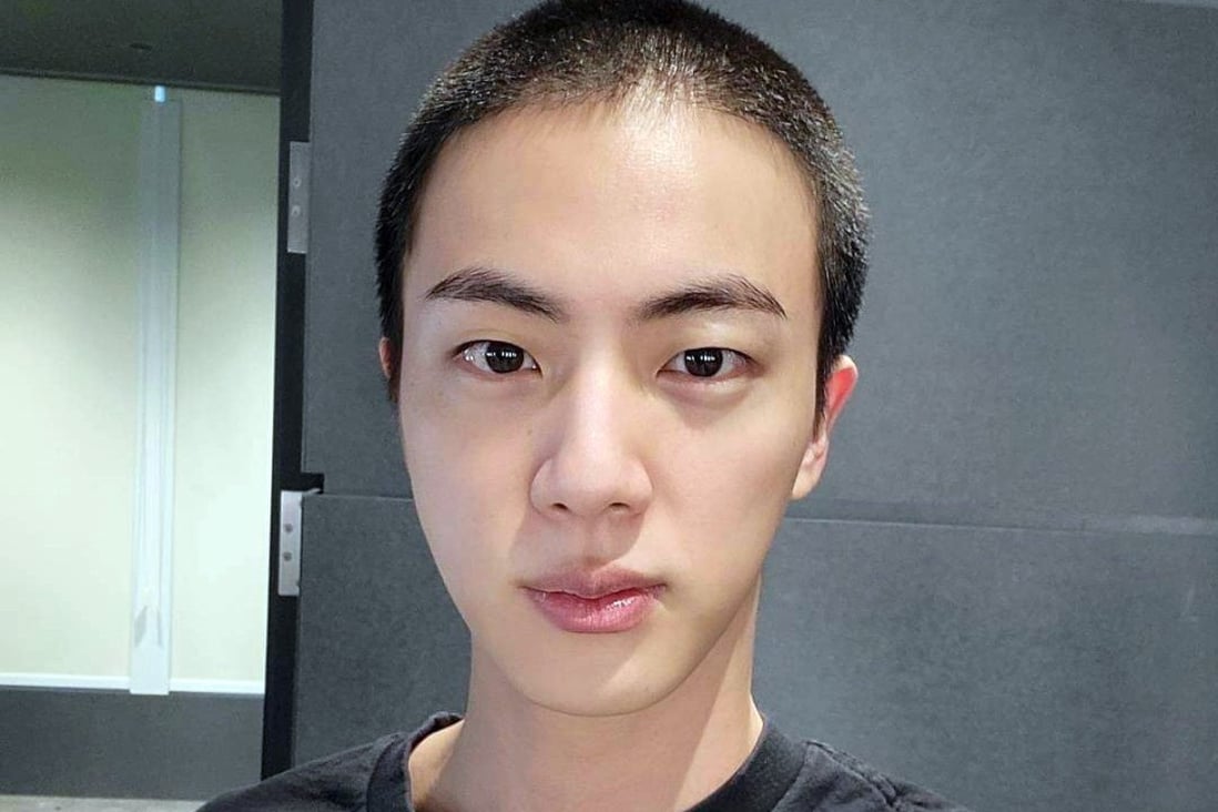 BTS' Jin creates buzz with new military haircut ahead of enlistment | South China Morning Post BTS' Jin creates buzz with new military haircut ahead of enlistment | South China Morning Post
