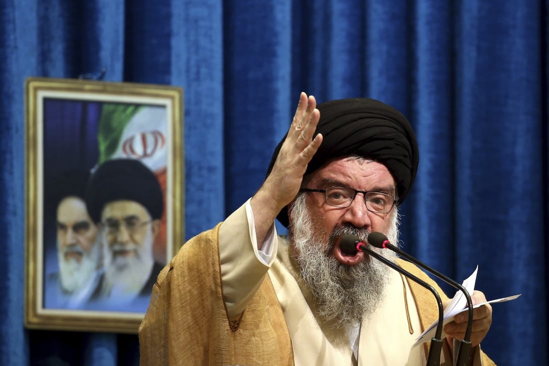 Iranian senior cleric Ahmad Khatami says the EU has a ‘black’ human rights record. Photo: AP