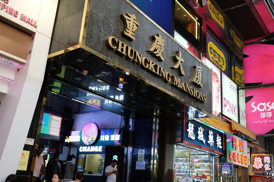 Chungking Mansions in Tsim Sha Tsui, where the teen’s body was found. Photo: Fung Chang