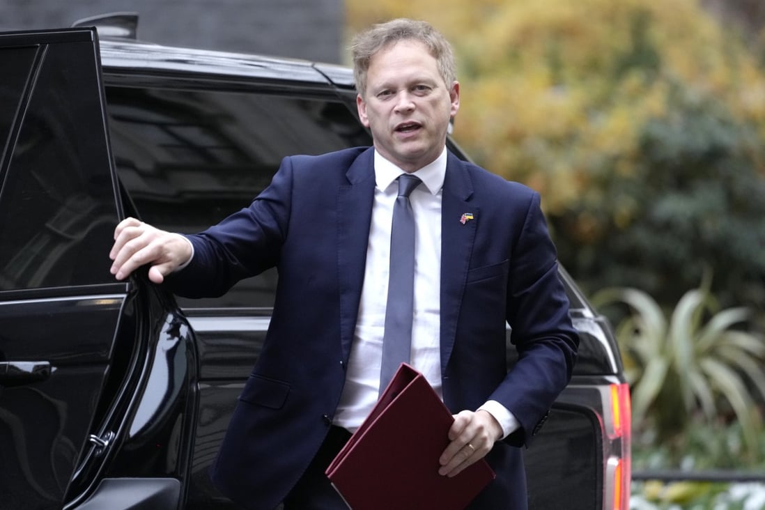 Britain’s Secretary of State for Business, Energy and Industrial Strategy Grant Shapps. Photo: AP