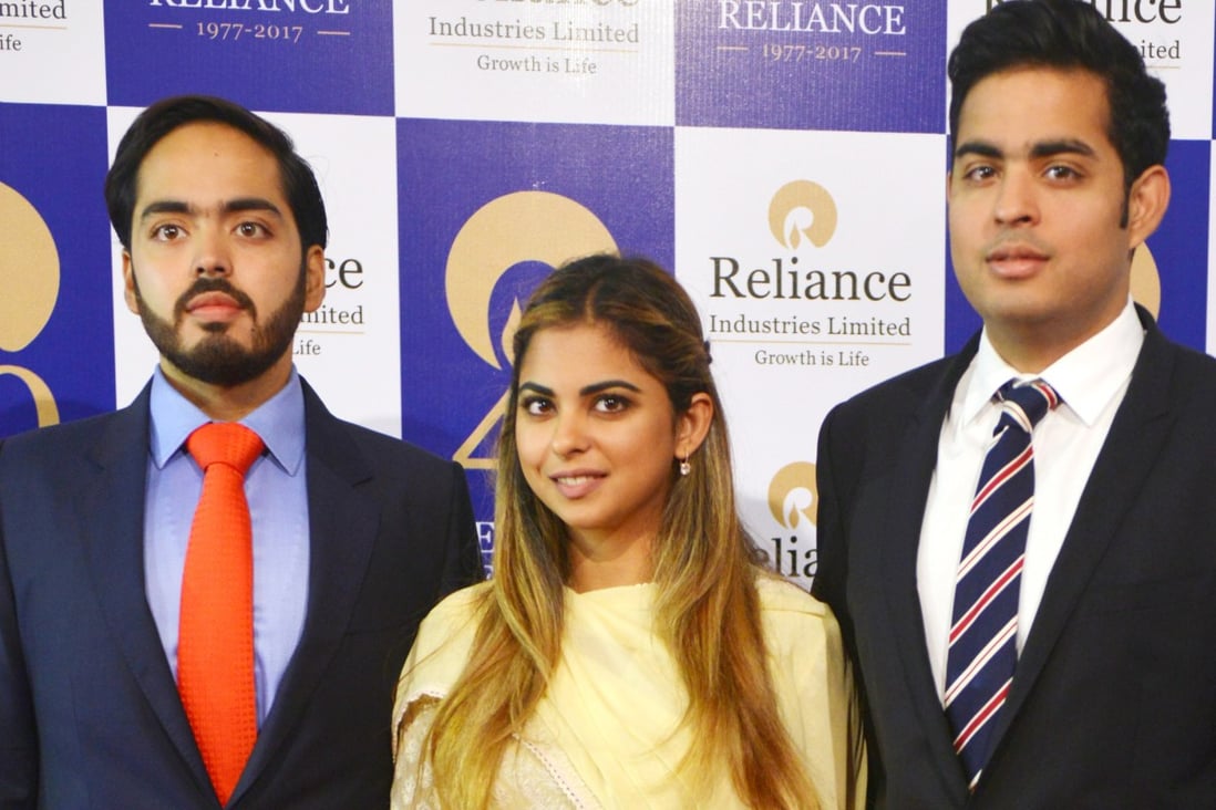 Anant, Isha and Akash Ambani are heirs to Mukesh Ambani’s billion-dollar enterprise. Photo: Getty Images