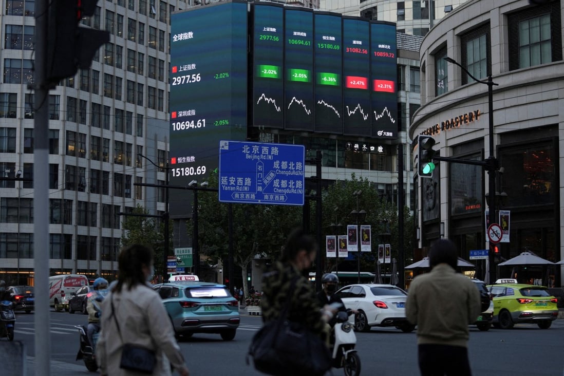 Stocks are rising on hopes China will offer more stimulus to shore up economic growth. Photo: Reuters