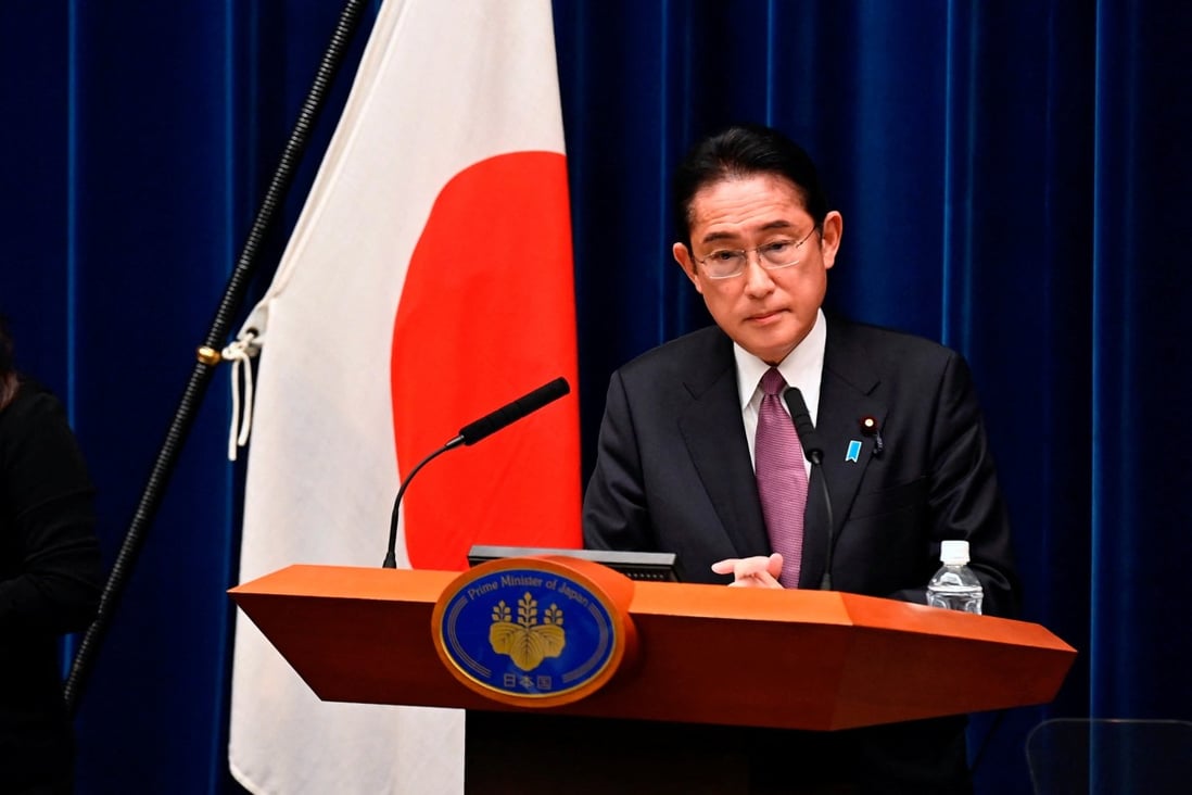 Russia has accused Prime Minister Fumio Kishida of ‘rejecting the peaceful development of Japan’ with his new defence plan. Photo: Reuters