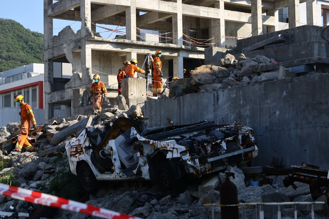 The realistic operation was modelled after an earthquake aftermath. Photo: Dickson Lee