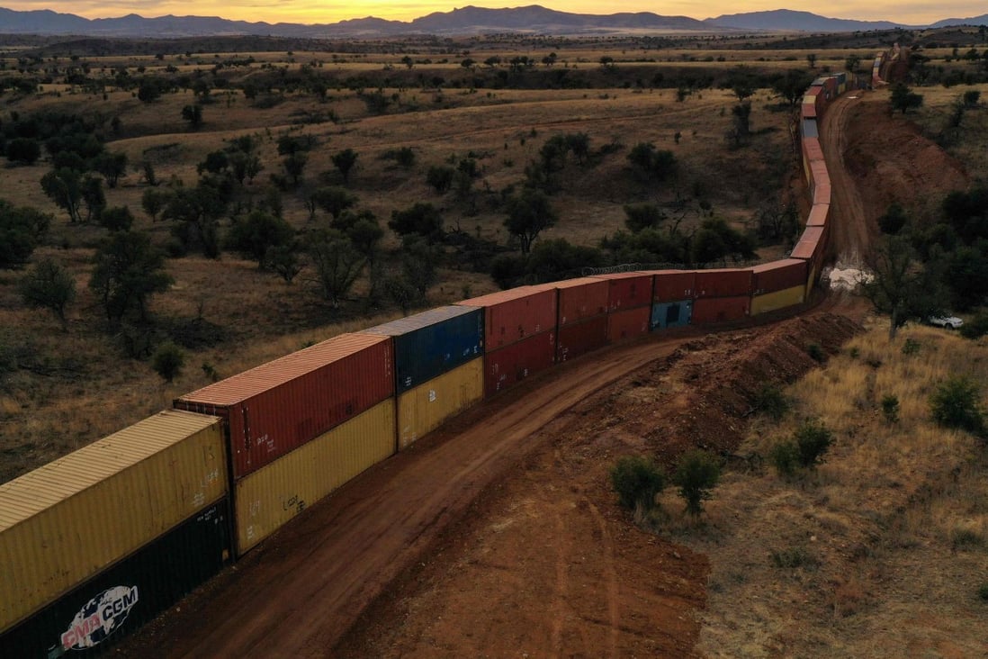Arizona to remove shipping container wall on US-Mexico border | South ...