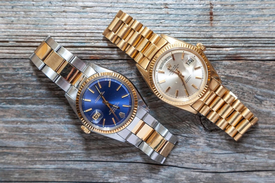 A Rolex Oyster Perpetual Day-Date and Oyster Blue watch. If you had bought a Rolex watch a decade ago you would have seen a better return on your investment than if you had put the amount you paid into stocks or gold. Photo: Shutterstock