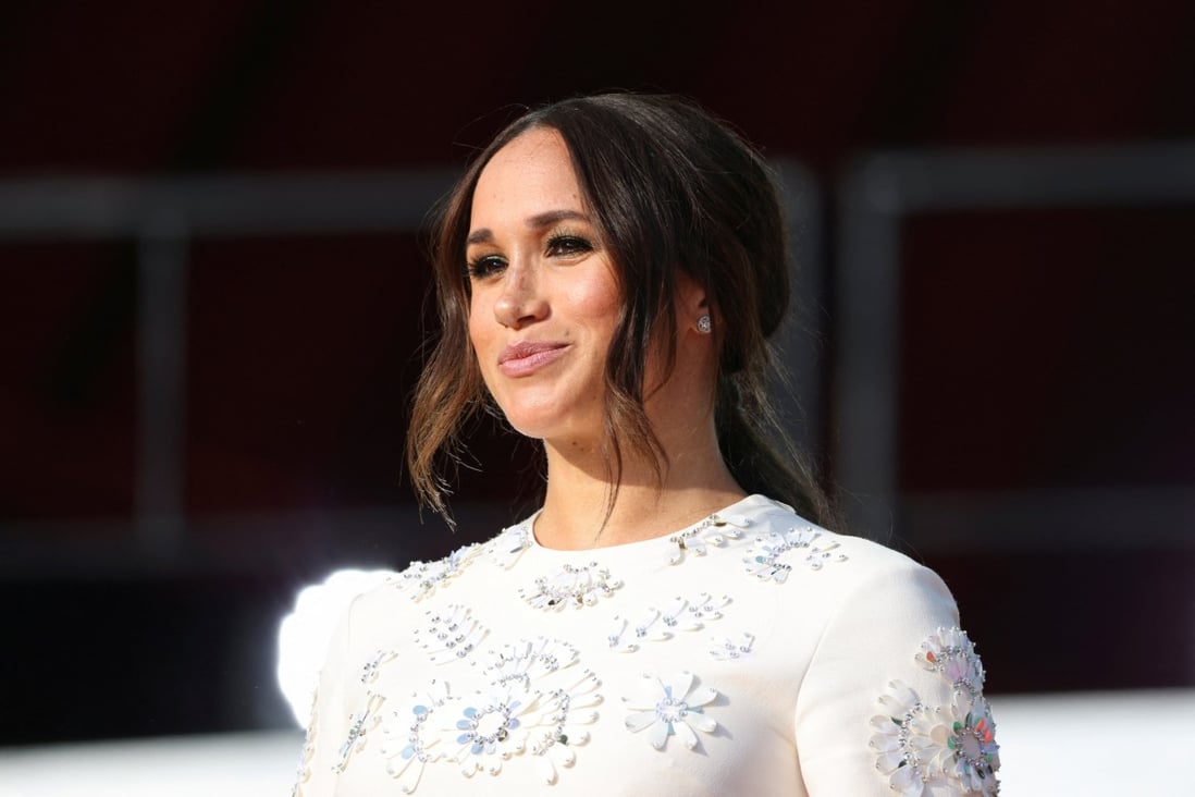 Meghan Markle appears onstage at a concert in New York’s Central Park in September 2021. Photo: Reuters