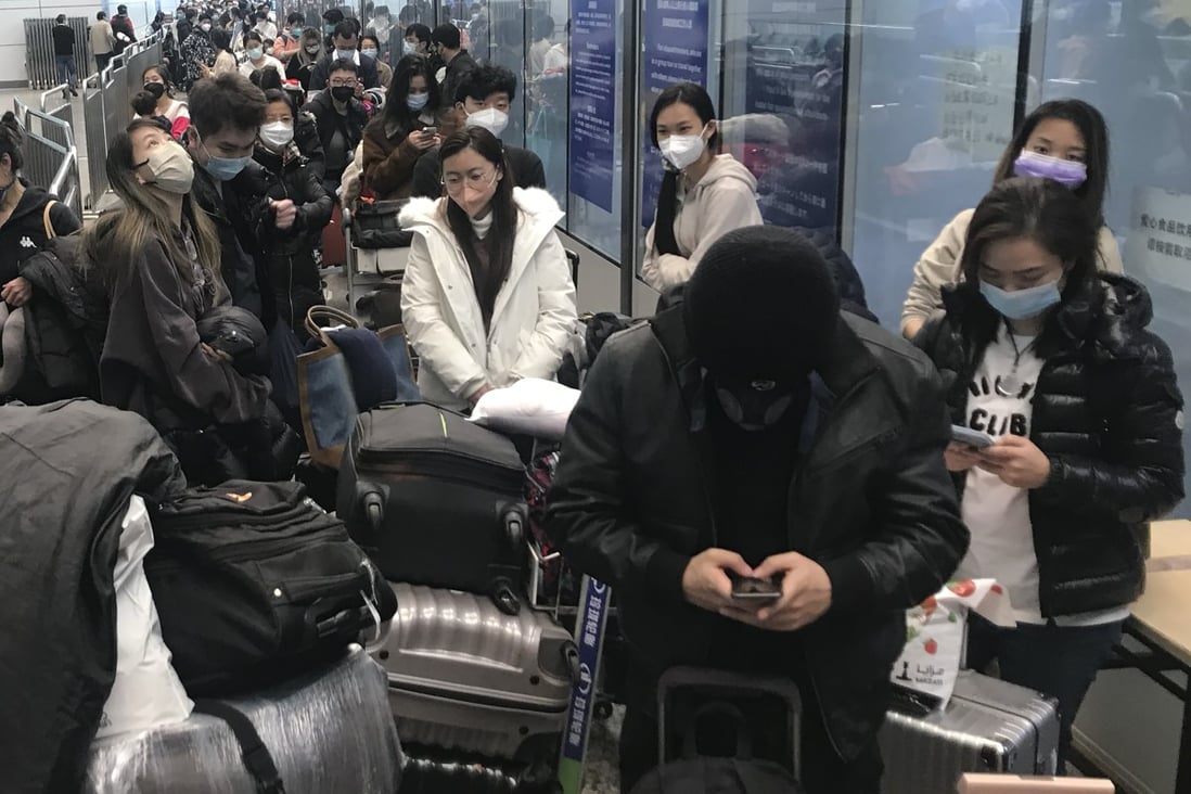 China will drop its Covid-19 quarantine requirement for passengers arriving from abroad from January 8 in the latest easing of the country’s once-strict virus-control measures. Photo: AP Photo