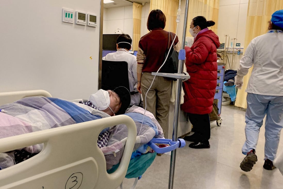 Cities across China are struggling with a surge in cases, a shortage of pharmaceuticals, and overflowing hospital wards and crematoriums. Photo: AFP