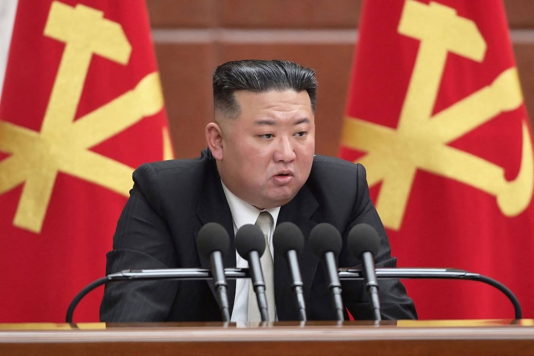 North Korea’s leader Kim Jong-un. Photo: AFP/KCNA via KNS 