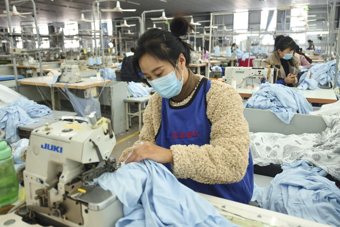 Mechanical and electrical manufacturing, together with the textile industry, will be the most affected sectors, the report from Haitong Securities published on Thursday said. Photo: AFP