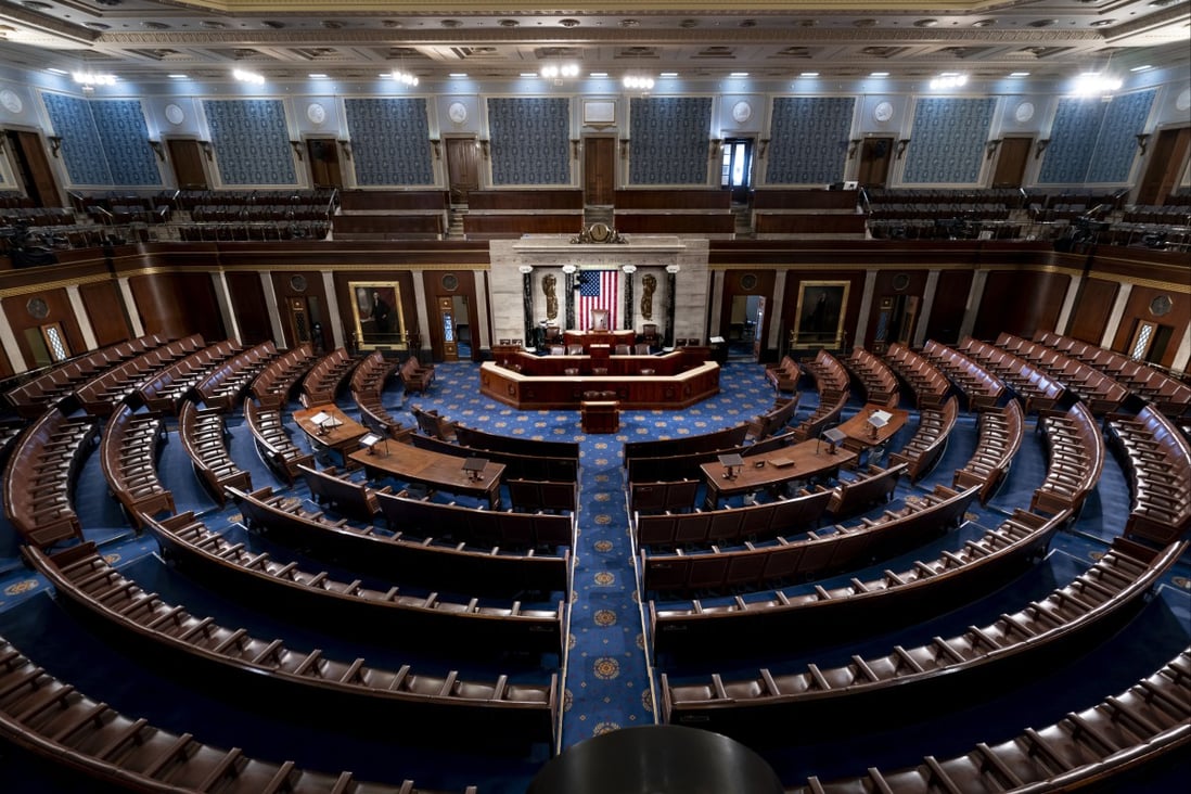 The chamber of the House of Representatives in Washington. Photo: AP