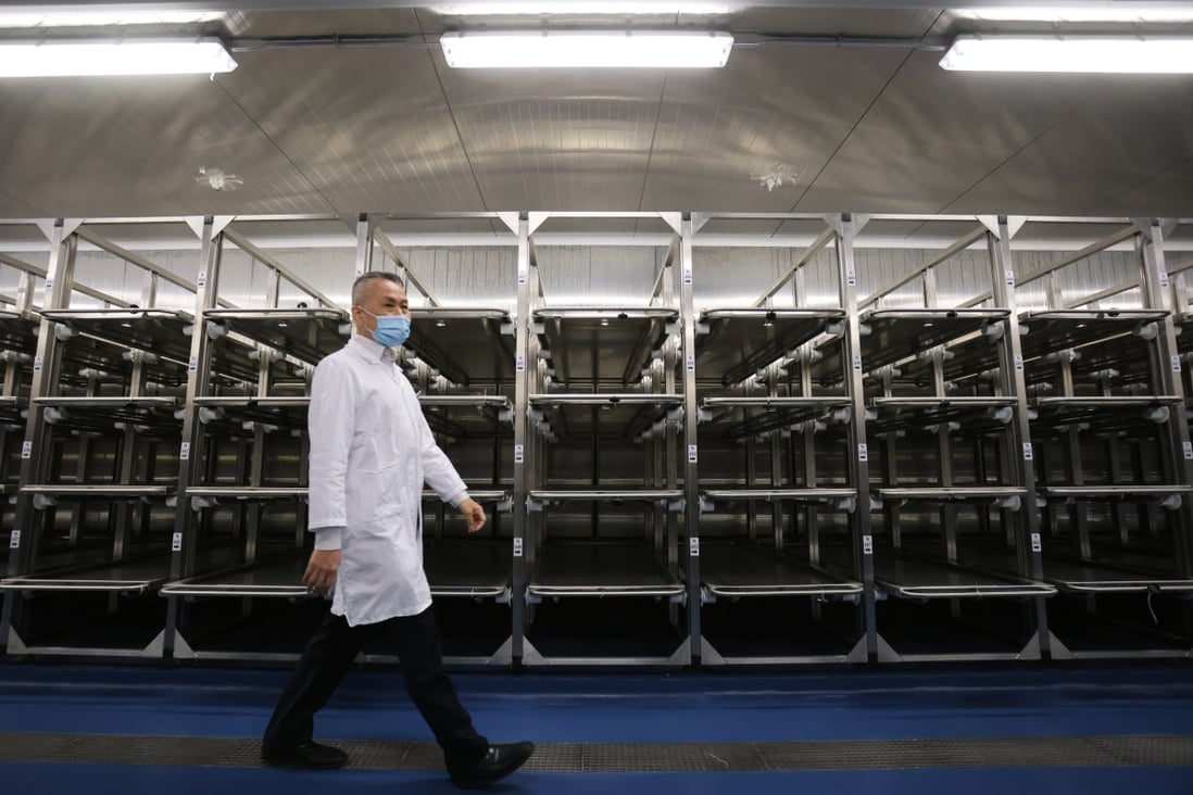 Hong Kong’s largest mortuary, which can hold up to 830 bodies, opened last Thursday. Photo: May Tse
