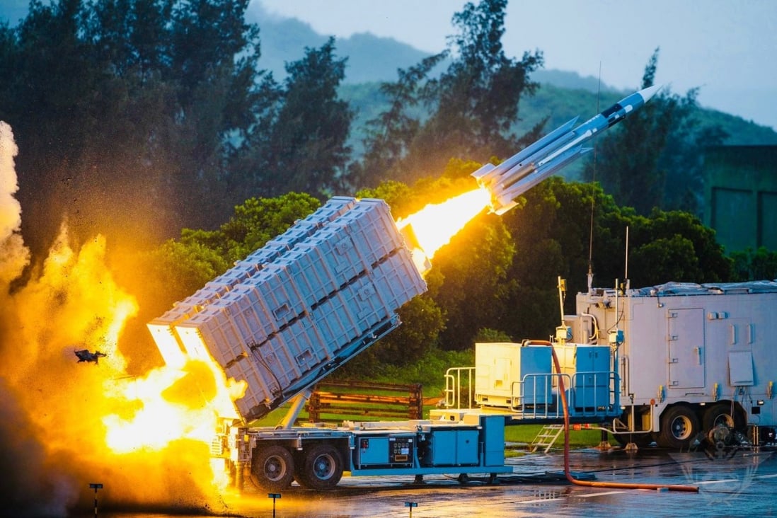 The Hsiung Feng III anti-ship missile is the most advanced of its type produced in Taiwan. Photo: Military News Agency