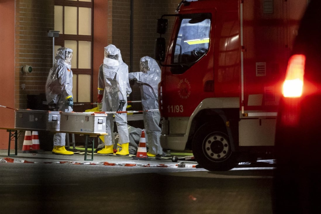 Police search for harmful substances in the German city of Castrop-Rauxel. Photo: dpa