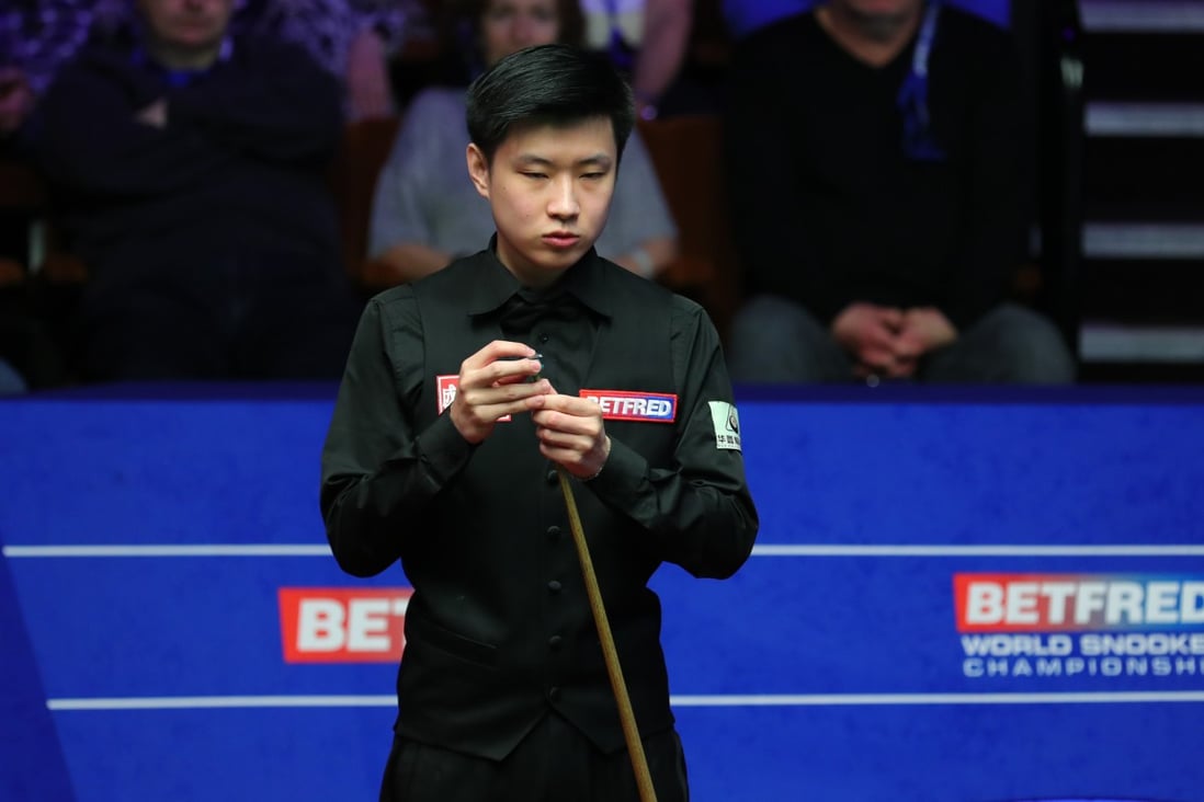 Zhao Xintong is one of 10 Chinese players to have been suspended as part of a match-fixing investigation. Photo: Xinhua