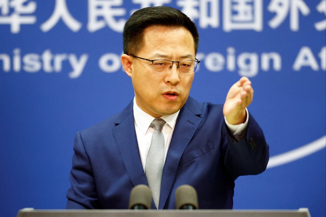Zhao Lijian, a Chinese foreign ministry spokesman since 2019, has been appointed a deputy director with responsibility for border issues. Photo: Reuters