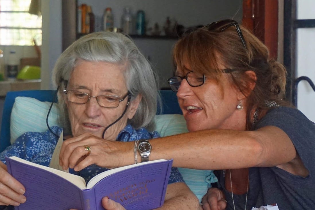 Author Anthea Rowan (right) with her mother, who has Alzheimer’s disease, the most common type of dementia. Photo: Anthea Rowan