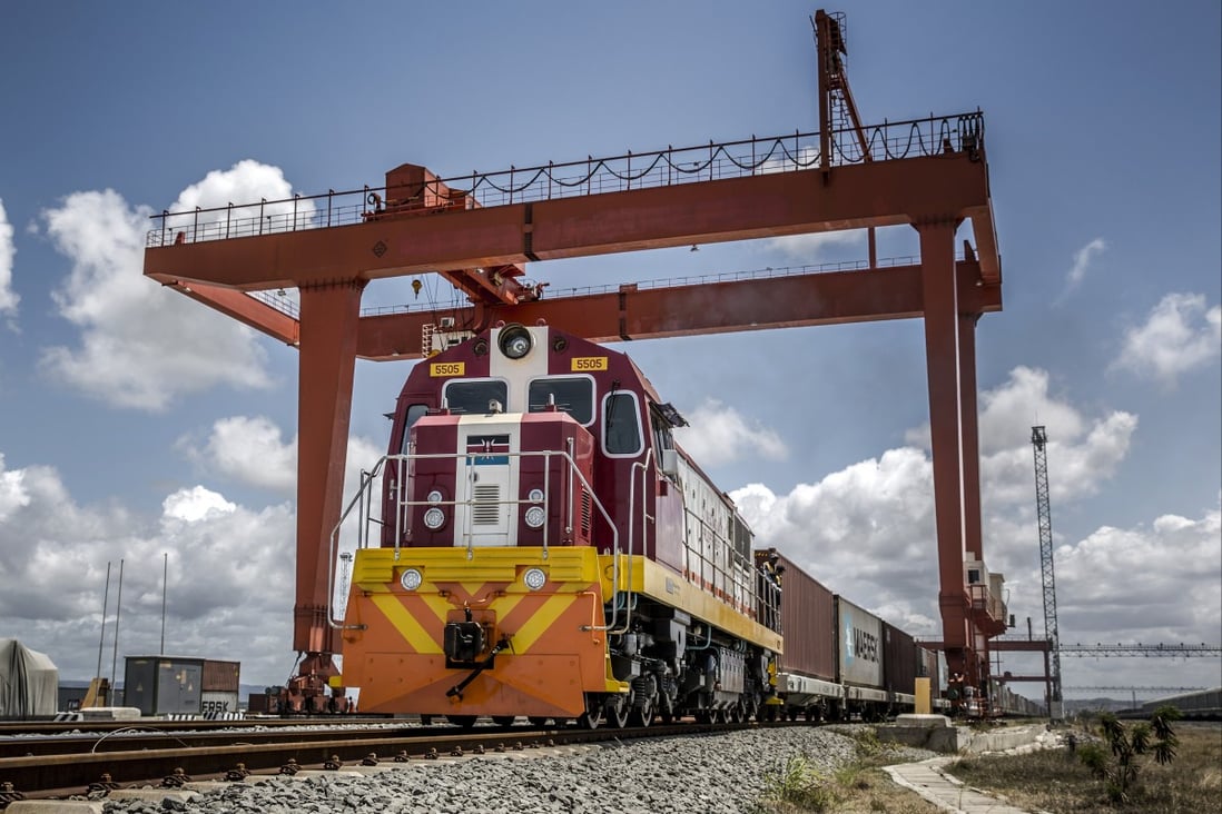A Standard Gauge Railway linking the port of Mombasa in Kenya with three other East African countries through China’s Belt and Road Initiative may not proceed as planned. Photo: Bloomberg