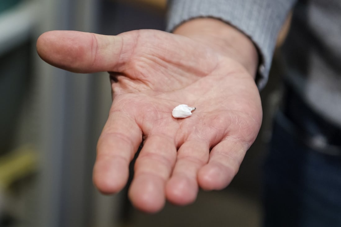 A small package of crack cocaine. Getting cocaine in many of Europe’s big cities is now as easy as ordering a pizza. Photo: AP