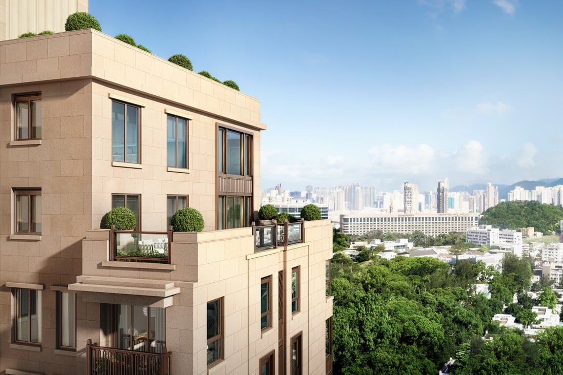 The St. George’s Mansions development, by Sino Land and CLP Group, is situated on Kadoorie Hill. Image: Handout