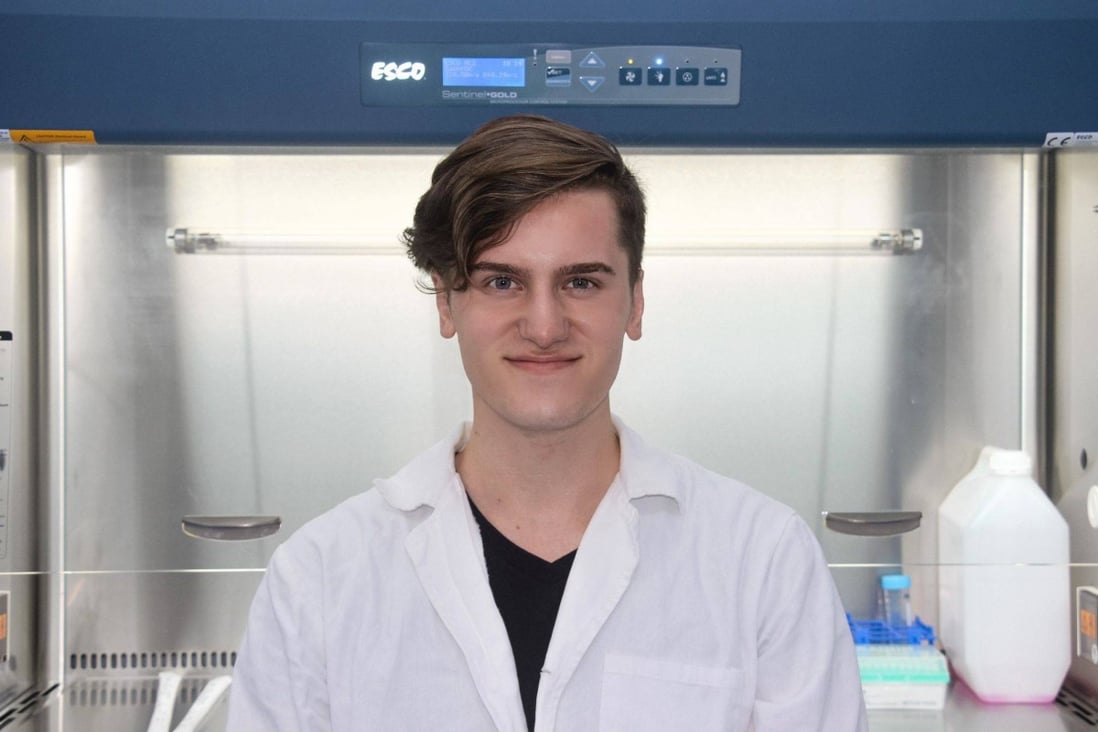 Mathieu Van Giel, founder of biotechnology start-up Wasna, which makes low-cost, animal-free growth serum to create cultivated meat in Singapore. 
