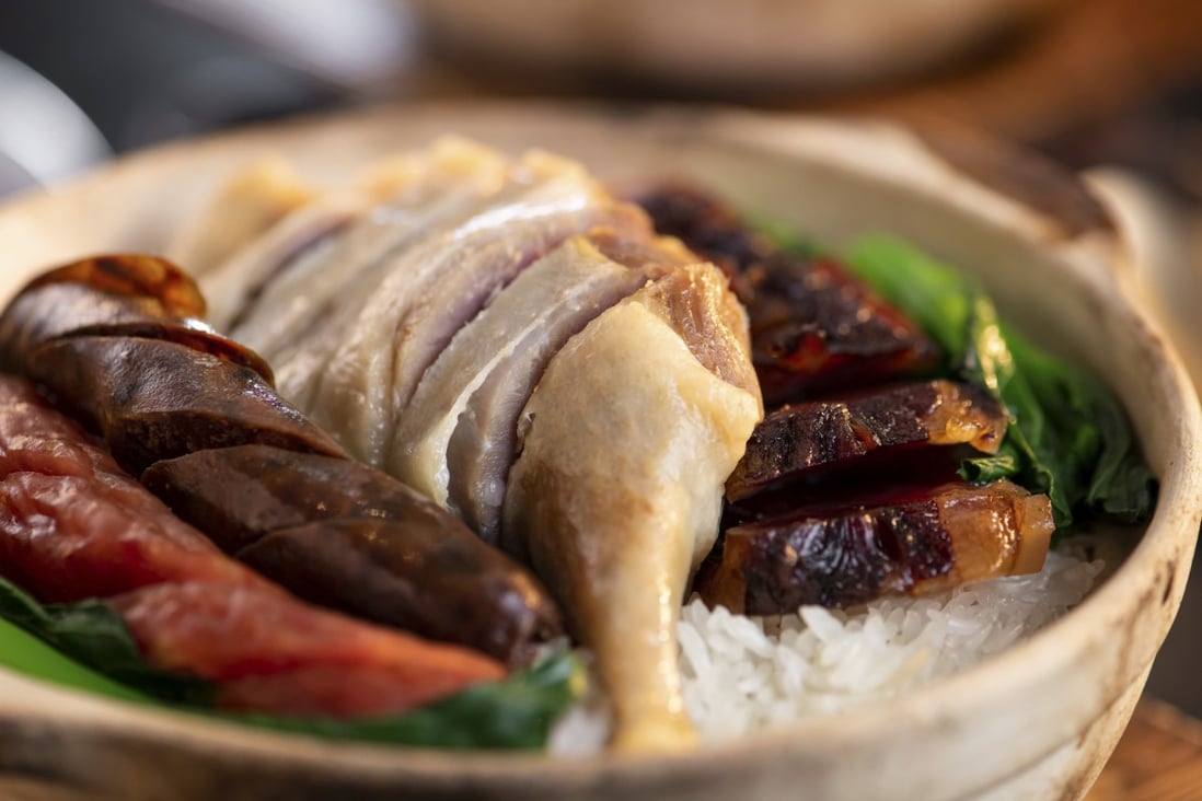 The Legacy House’s preserved meat clay pot rice. Three of Hong Kong’s best chefs have elevated the classic Hong Kong winter dish. Photo: The Legacy House