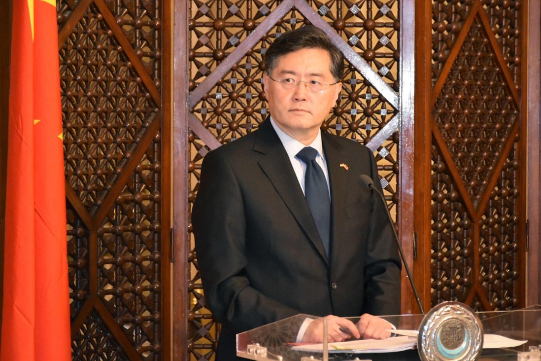 Chinese Foreign Minister Qin Gang has urged Israel to stop provocations that worsen the Palestinian issue. Photo: AFP 