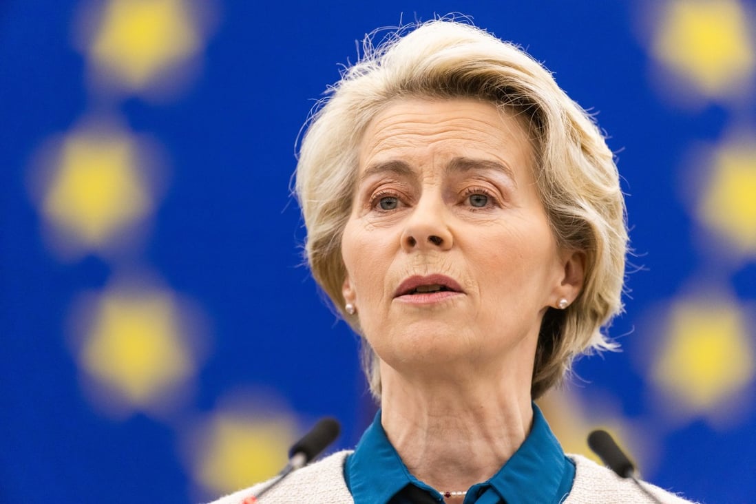 European Commission President  Ursula von der Leyen told the World Economic Forum about the EU’s Net-Zero Industry Act. on Tuesday. Photo: dpa
