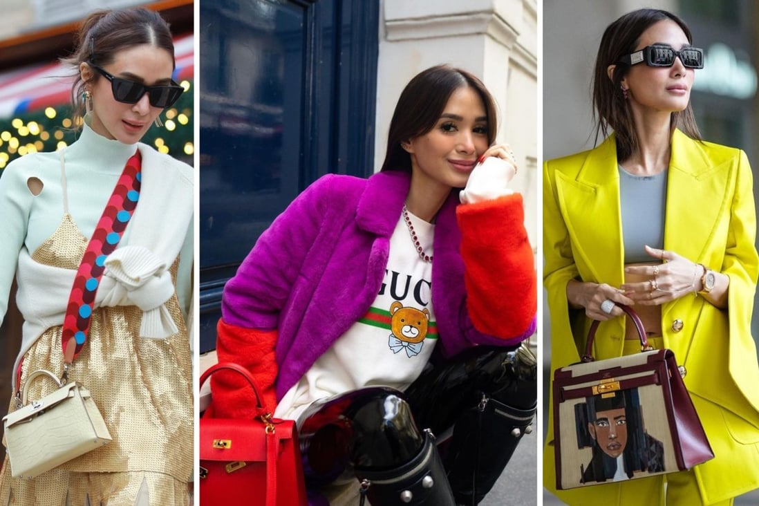 Heart Evangelista sports some of the most beautiful Hermès bags on the market. Photos: @iamhearte/Instagram