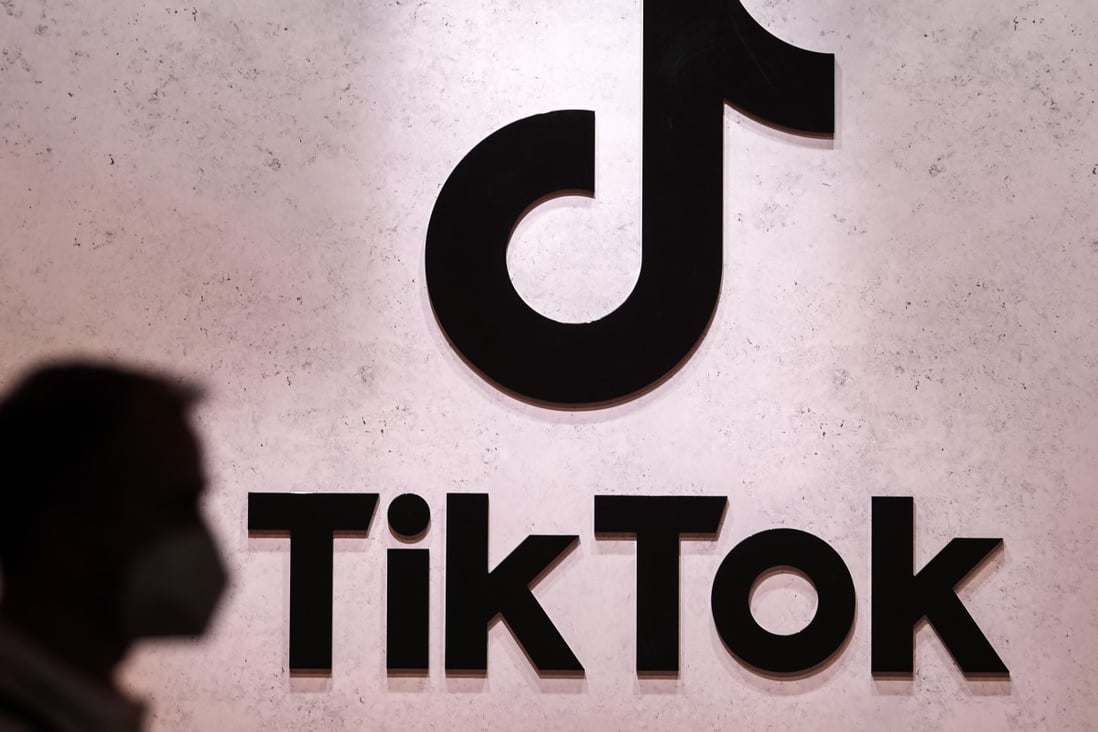 A visitor passes the TikTok exhibition stands at the Gamescom computer gaming fair in Cologne, Germany, on August 25, 2022. Photo: AP