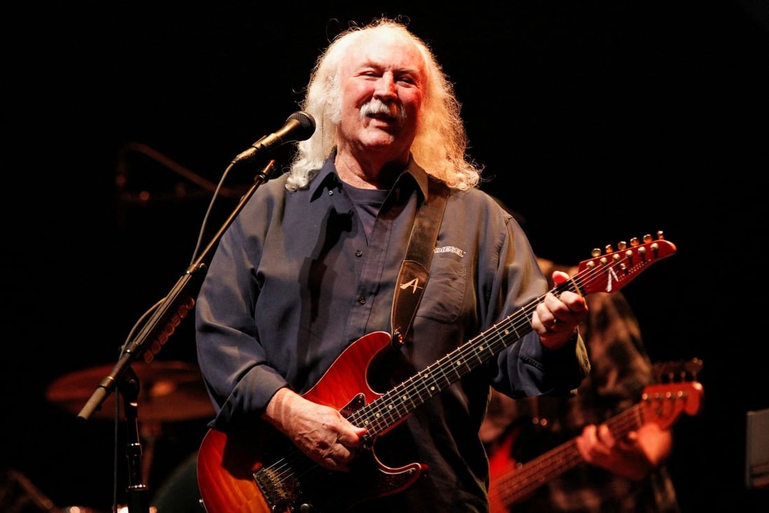 Musician David Crosby performs during a benefit concert in Los Angeles in October 2012. Photo: Reuters