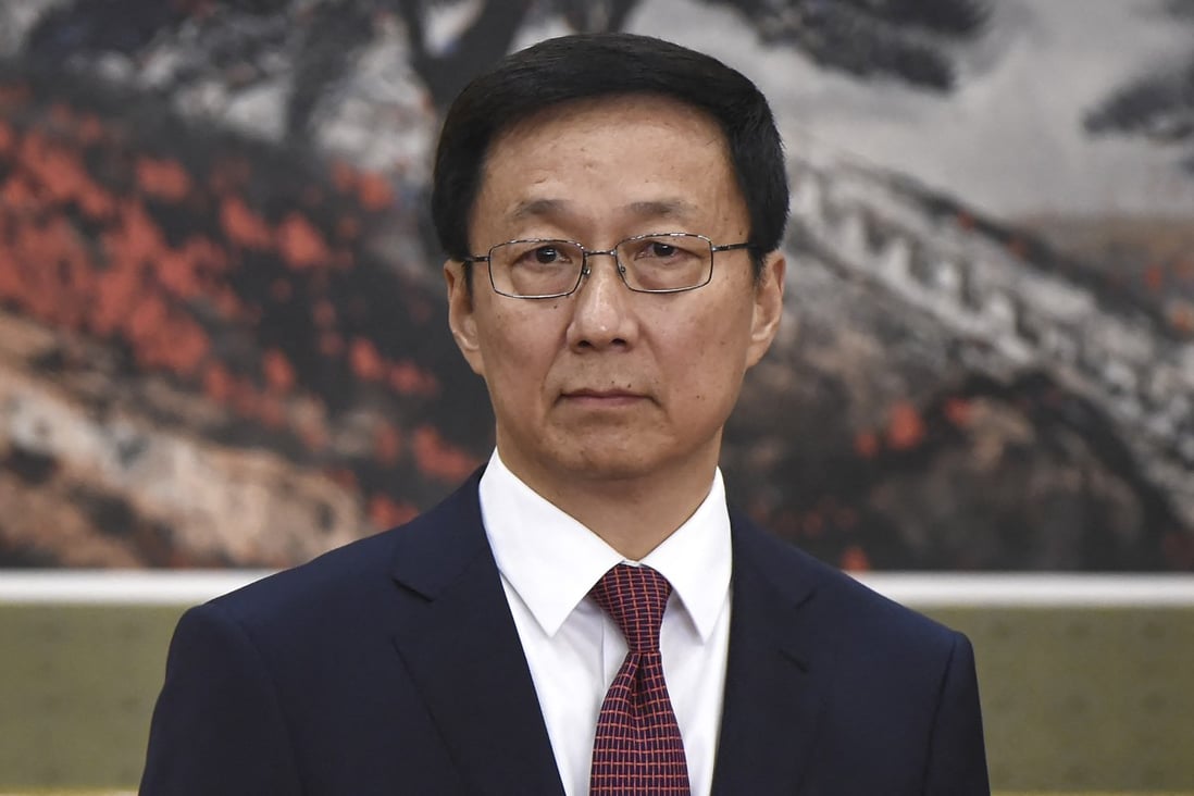 Han Zheng was selected as a deputy for the next session of the National People’s Congress. Photo: AFP